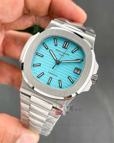 tiffany dial patek philippe|patek philippe nautilus blue dial.